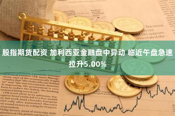 股指期货配资 加利西亚金融盘中异动 临近午盘急速拉升5.00%