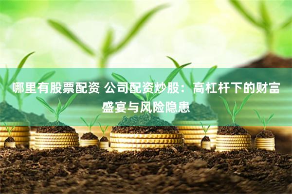 哪里有股票配资 公司配资炒股：高杠杆下的财富盛宴与风险隐患